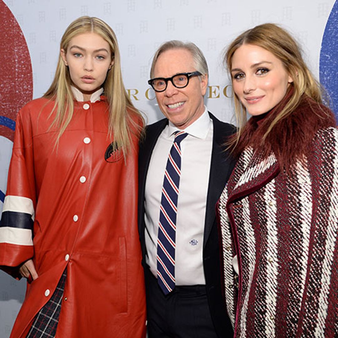 Gigi Hadid does sports luxe at Tommy Hilfiger