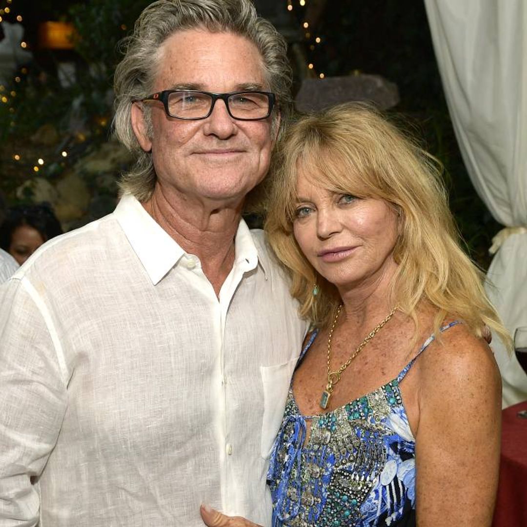 Goldie Hawn is a doting grandmother in rare family photo at daughter-in-law's baby shower