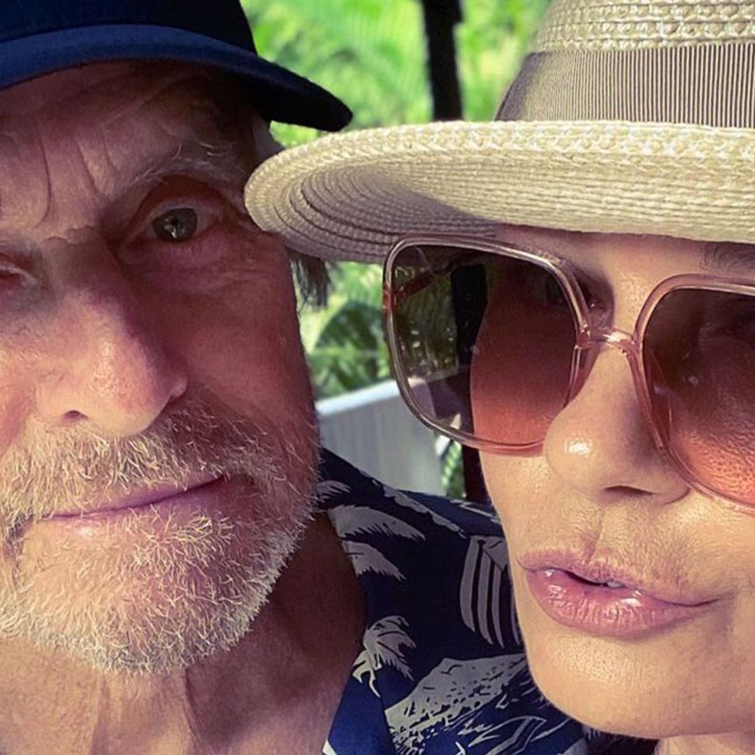 Catherine Zeta Jones and Michael Douglas look more in love than ever in stunning beach photo 