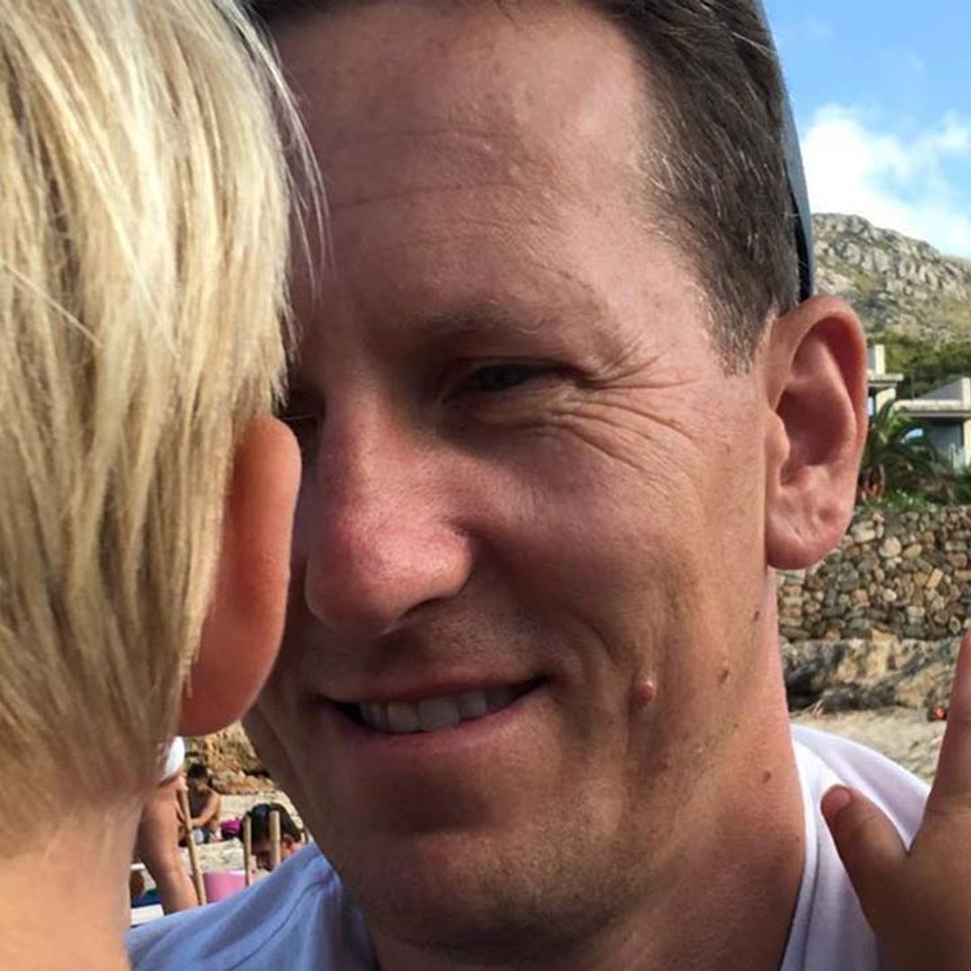 Brendan Cole shares rare photo of playtime with his 'blonde babies'