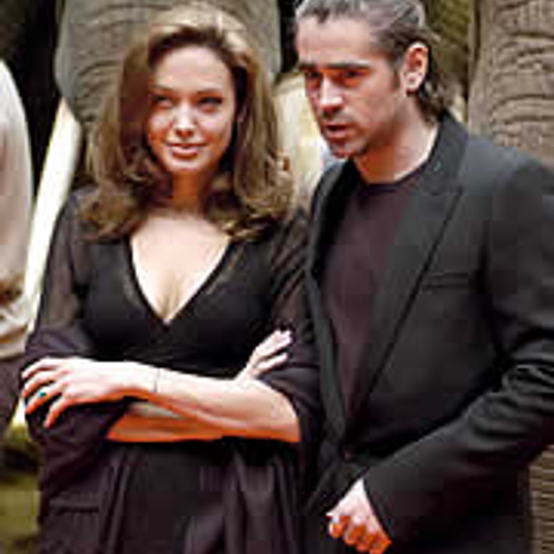 Angelina and Colin say it with elephants