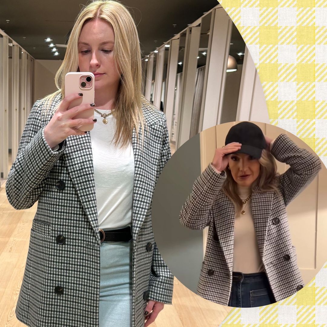 I tracked down Helen Skelton's £79 M&S checked coat – and it's so flattering