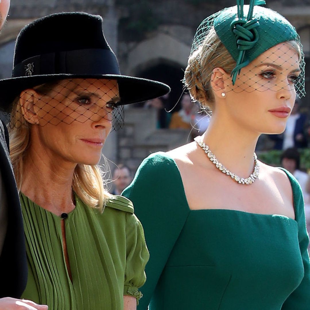 Lady Kitty Spencer stuns in bridal lace - alongside lookalike mother