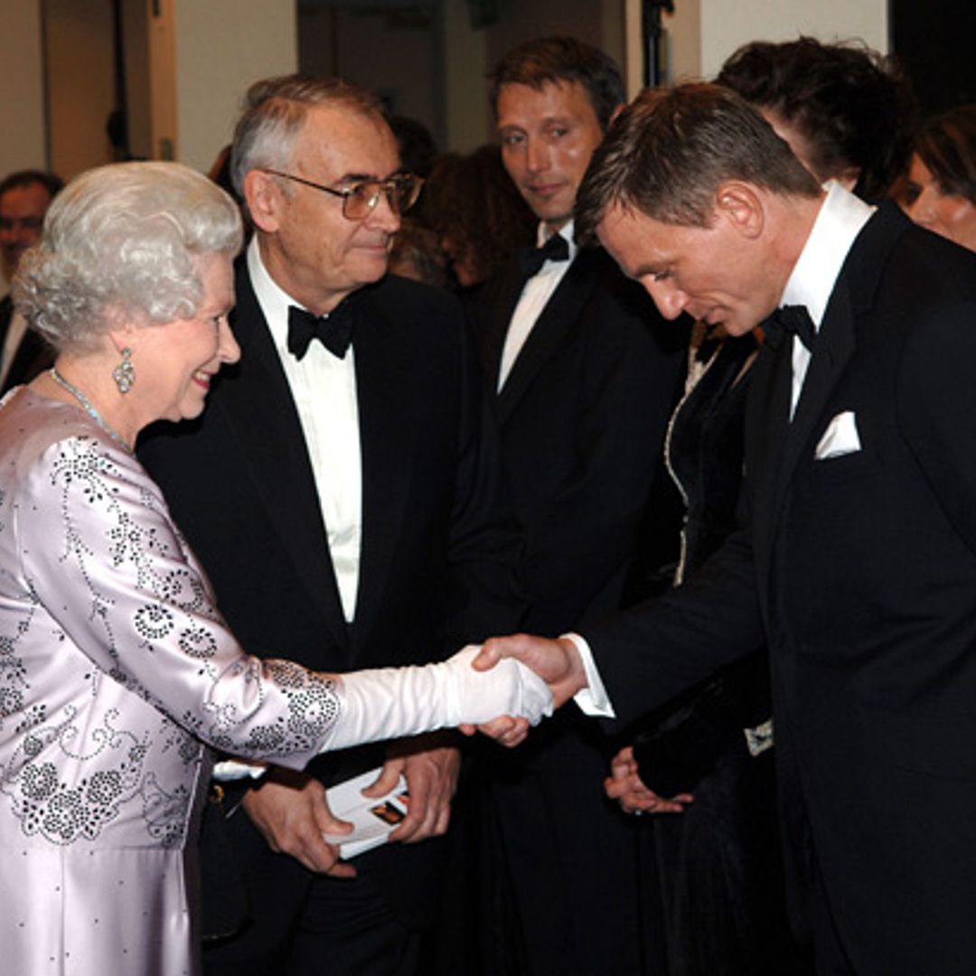 Daniel Craig and wife Rachel Weisz dine with the Queen
