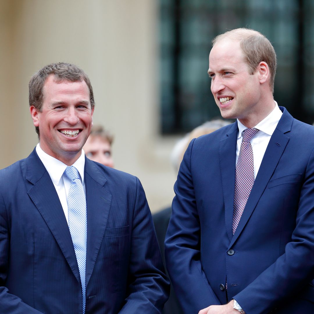 7 photos that show Peter Phillips' special bond with his cousin Prince William