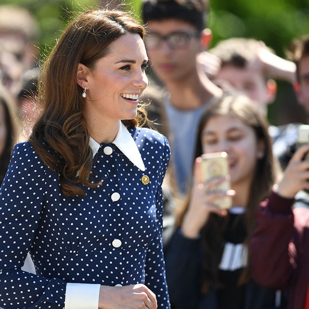 Kate Middleton meets budding codebreakers at Bletchley Park – see best photos