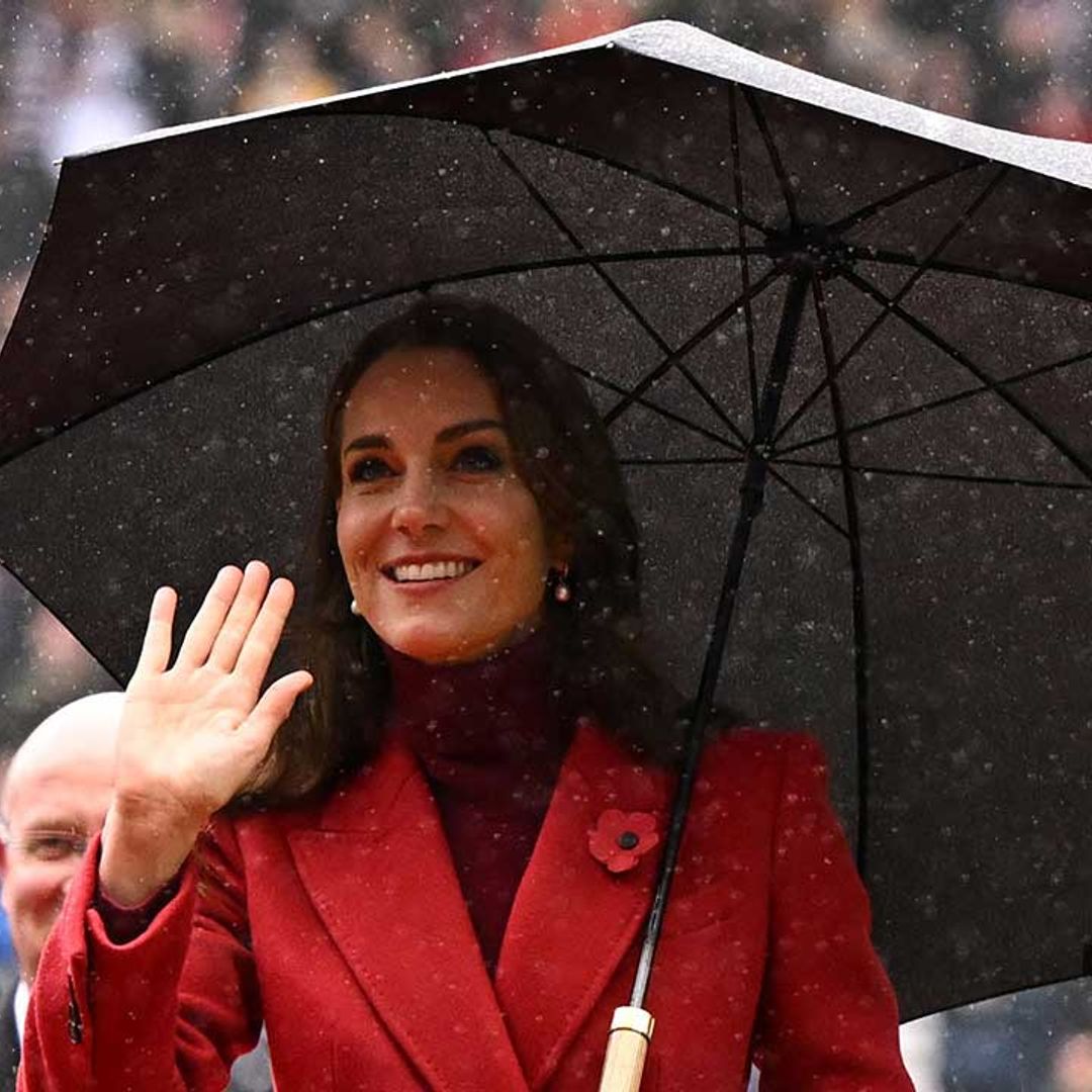 Princess Kate is all smiles at England's Rugby League World Cup match – best photos