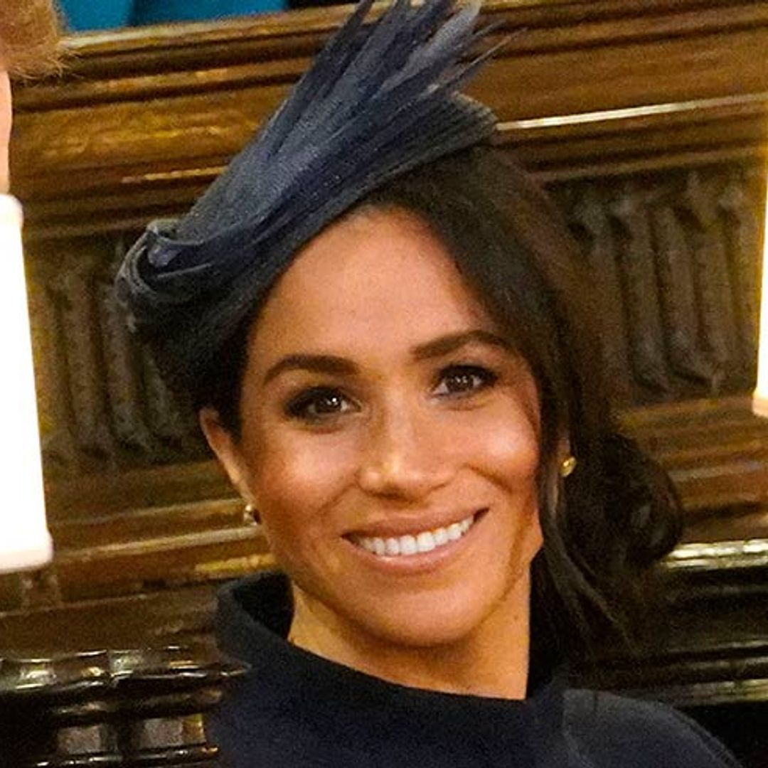 Meghan Markle is gorgeous in navy blue Givenchy outfit at Princess Eugenie's royal wedding