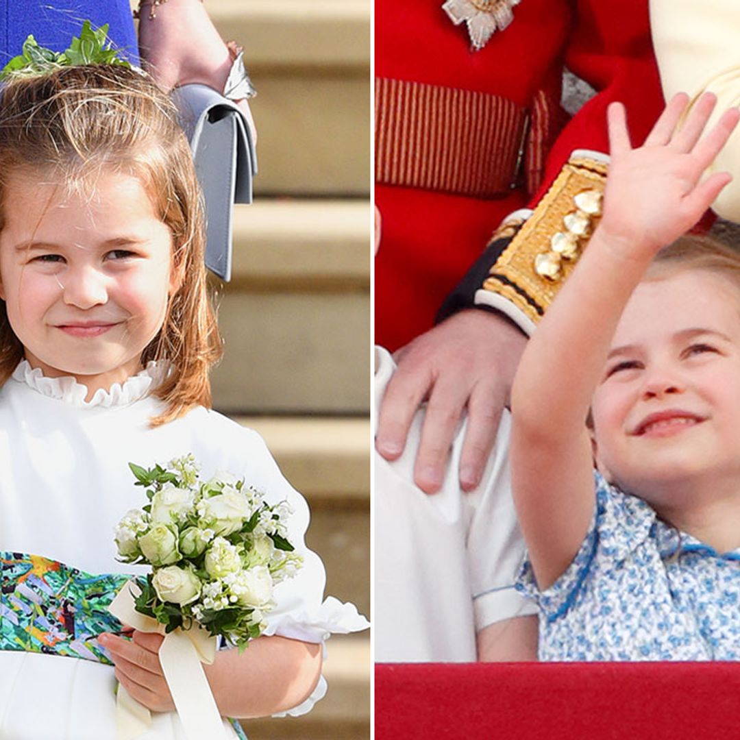 Every time Princess Charlotte has perfected the royal wave - best photos