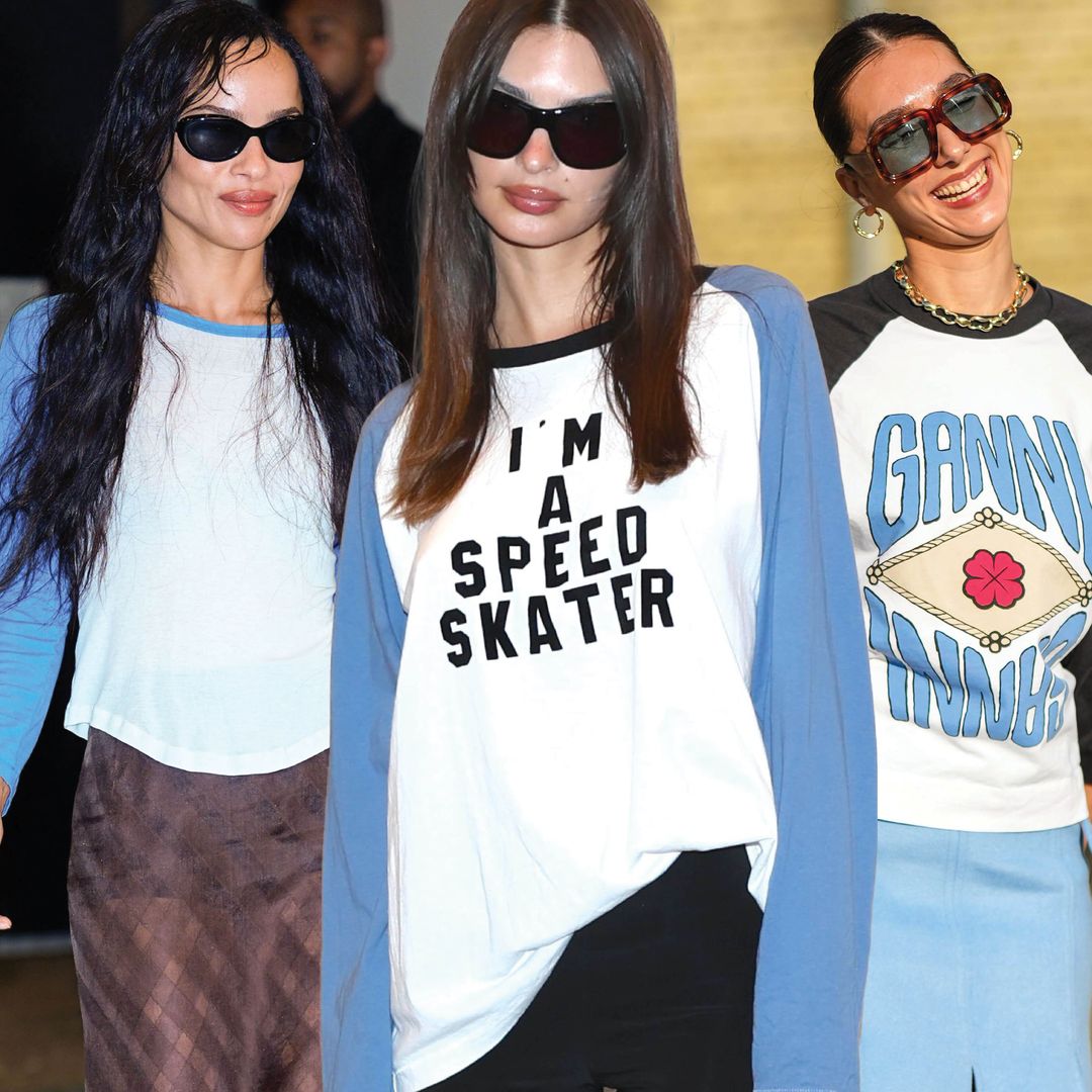Thanks to Emily Ratajkowski and Zoë Kravitz, baseball tops are making a comeback