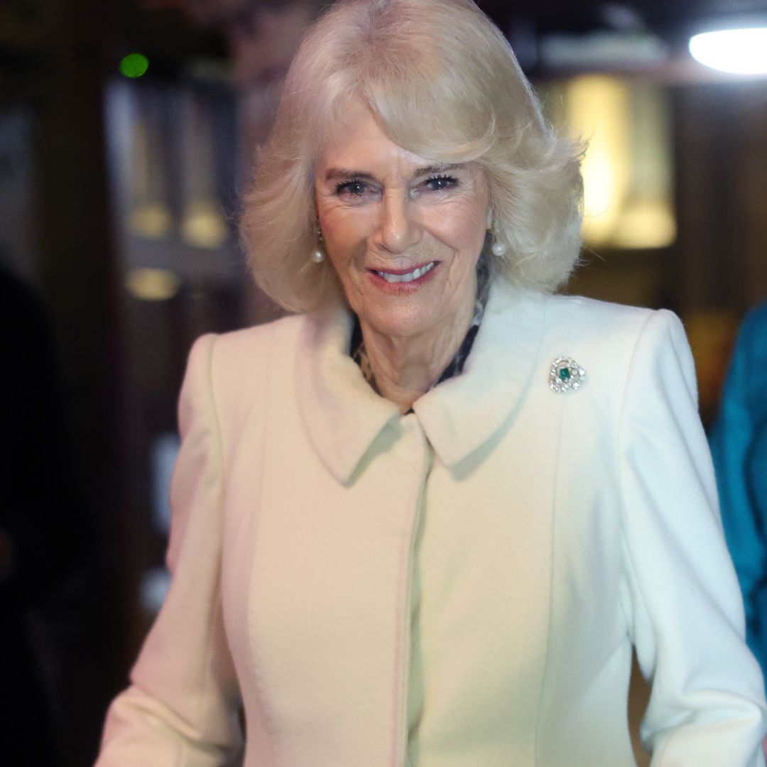 Queen Camilla models royal wedding present in poignant tribute to King Charles' late mother