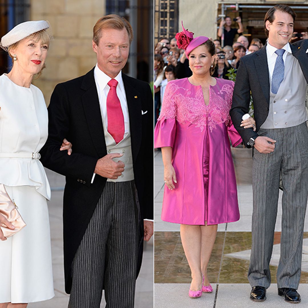 The Luxembourg royal family support Prince Félix on his wedding day