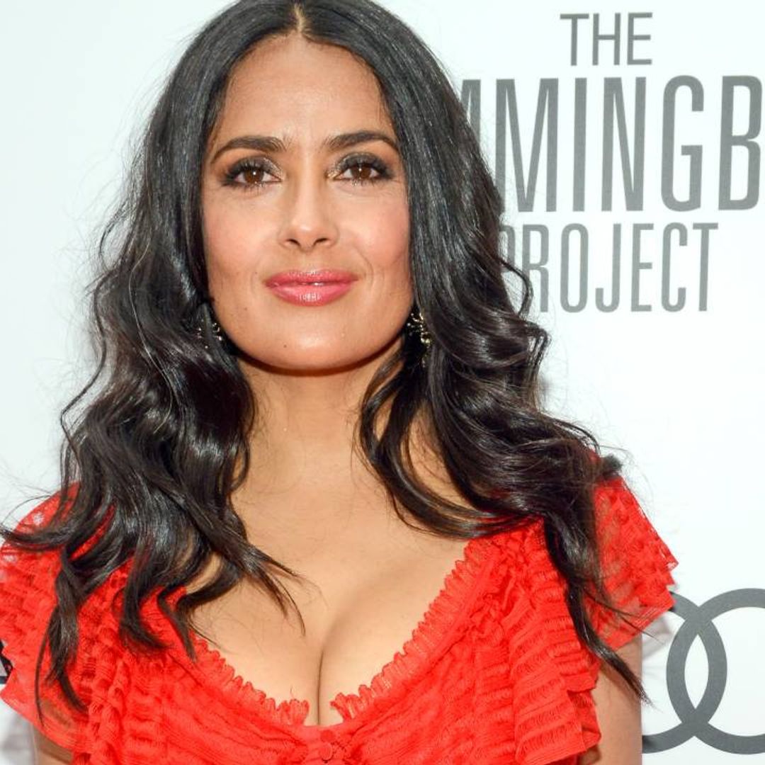 Salma Hayek looks fantastic in candid snapshot at star-studded event – with a very famous friend