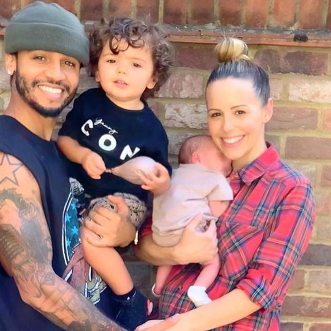 Aston Merrygold's fiancée amazes fans just 3 weeks after giving birth