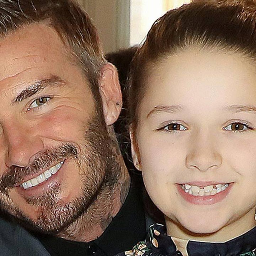 David Beckham adorably twins with daughter Harper in sweet Halloween photo