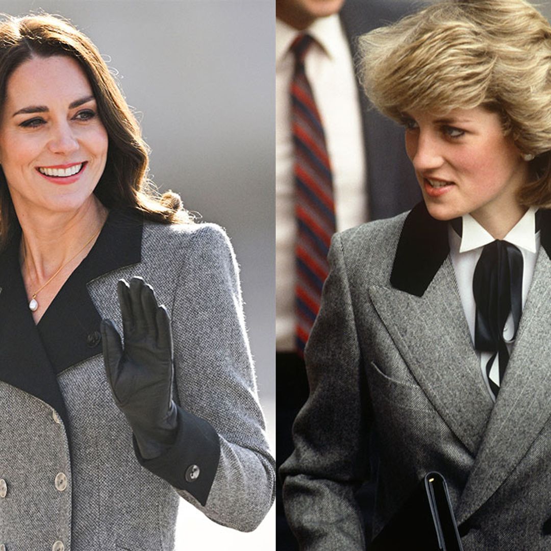 Kate Middleton twins with Princess Diana in almost exact dress coat
