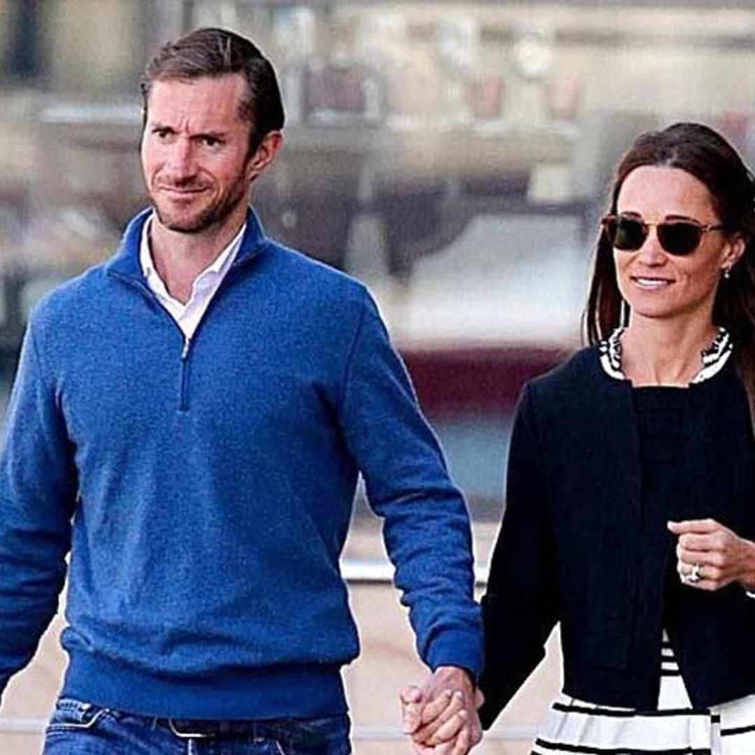 Newlyweds Pippa Middleton and James Matthews pay a visit to Ayers Rock