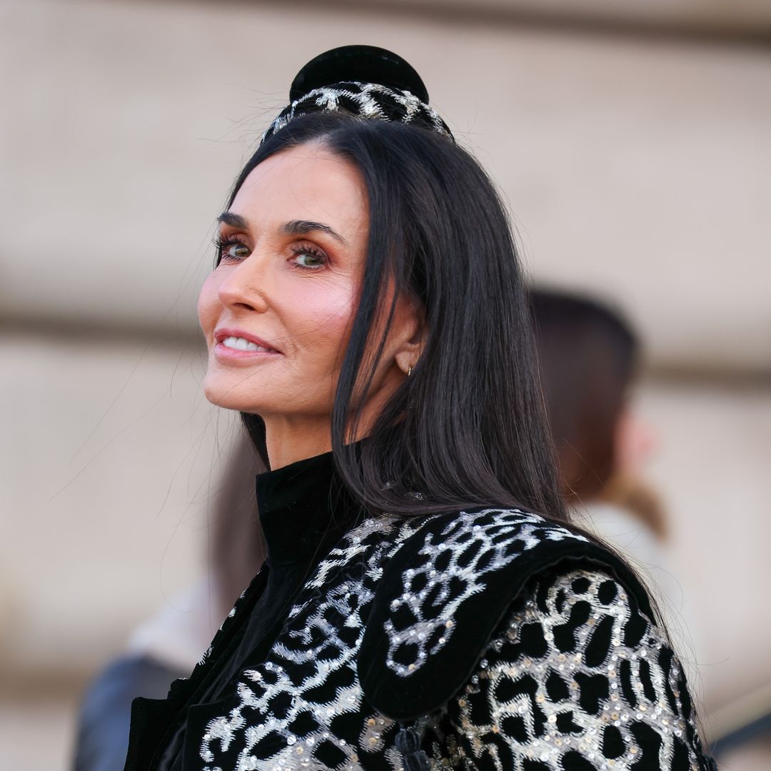 Demi Moore wows in figure-hugging catsuit during Paris Fashion Week