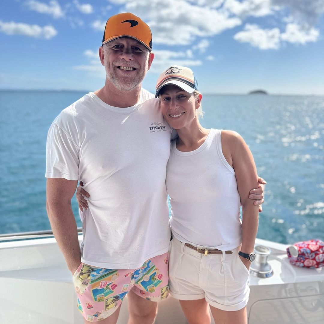 Mike and Zara Tindall share holiday photos in royal first