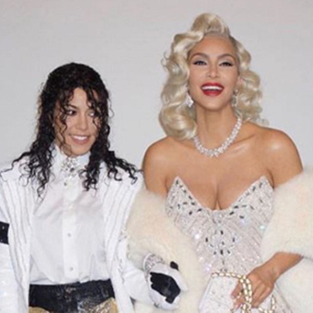 Kim and Kourtney Kardashian steal the show in 90’s popstar Halloween costumes!