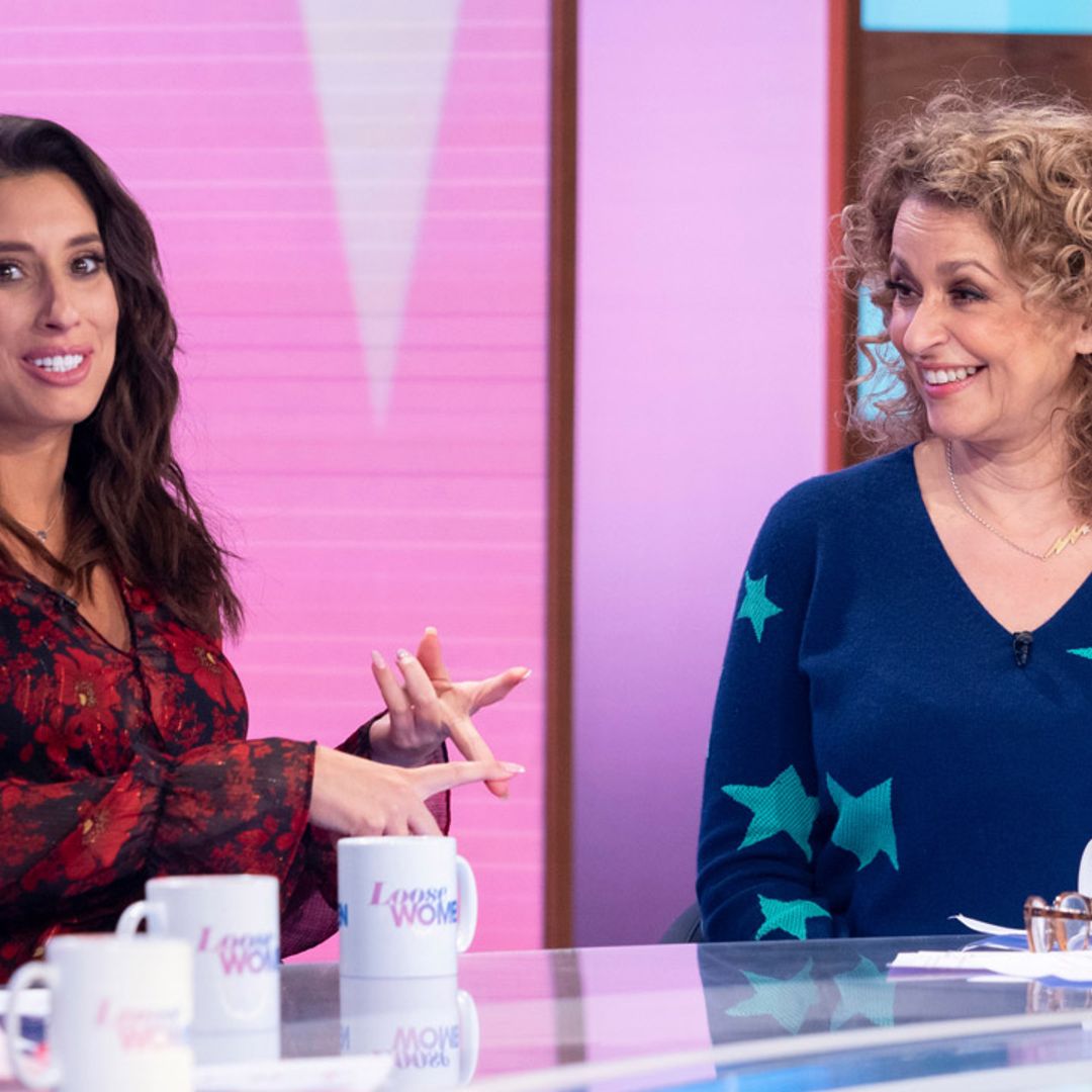 Loose Women's Nadia Sawalha reveals just how early Stacey Solomon gave birth to baby boy