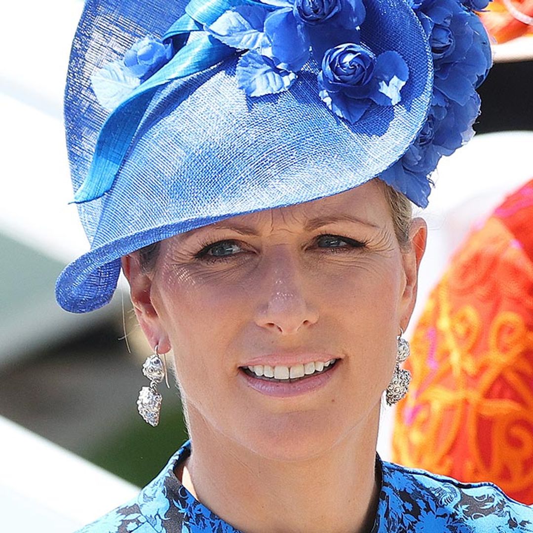 Zara Tindall is the epitome of elegance in florals at Epsom Derby