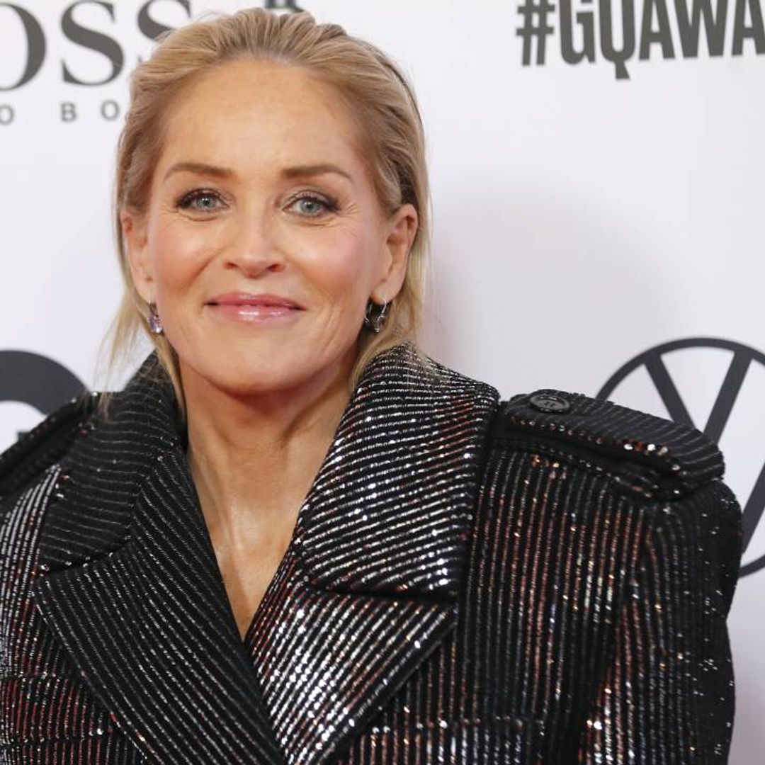 Sharon Stone wore heels with pajamas to a red carpet and nailed it