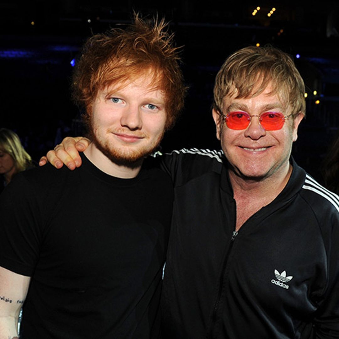 Elton John's unique way of saying Ed Sheeran's name had everyone in hysterics