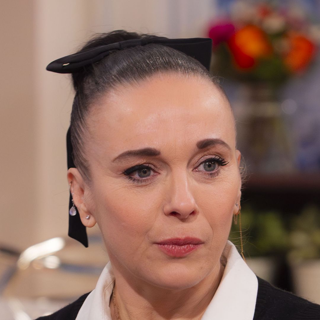 Amanda Abbington overcome with emotion as she addresses 'hardest year' of her life