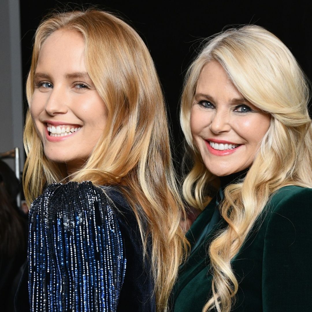 Christie Brinkley and daughter Sailor twin as blonde bombshells for big celebration