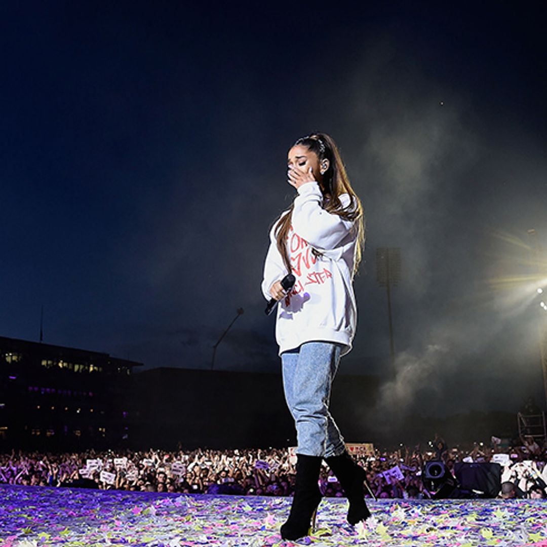 Ariana Grande thanks fans for 'wiping tears away' as European tour ends
