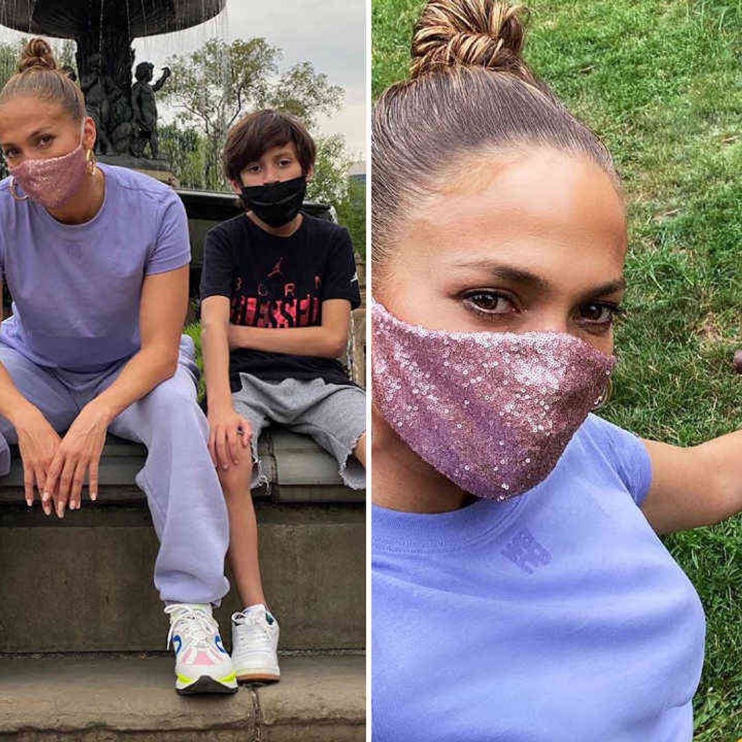 Jennifer Lopez's sparkly face mask is 75% off just in time for New Year's Eve