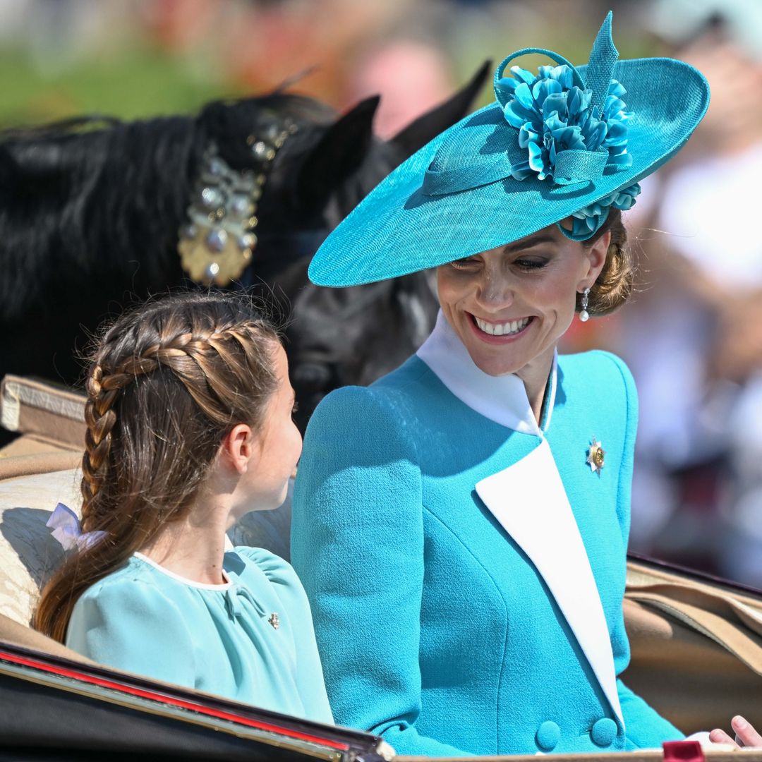 Kate and Charlotte share adorable mother-daughter moment at Trooping 