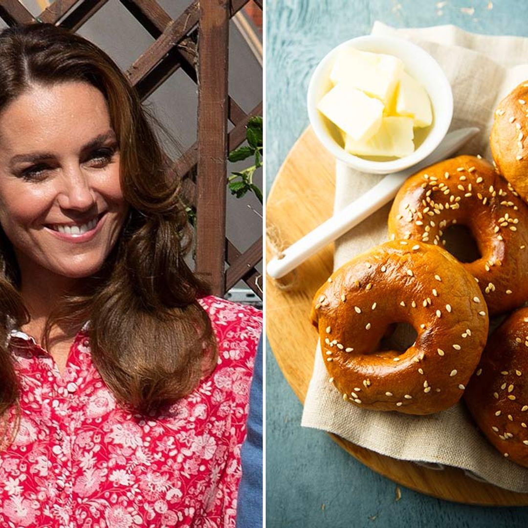 Dine like Duchess Kate with this indulgent bagel fry-up recipe