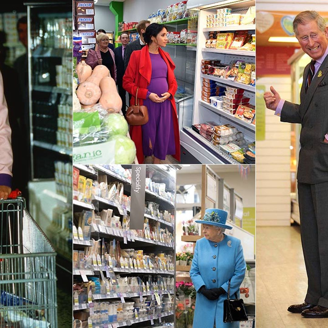 Supermarket sweep! When royals pop to the shops just like us