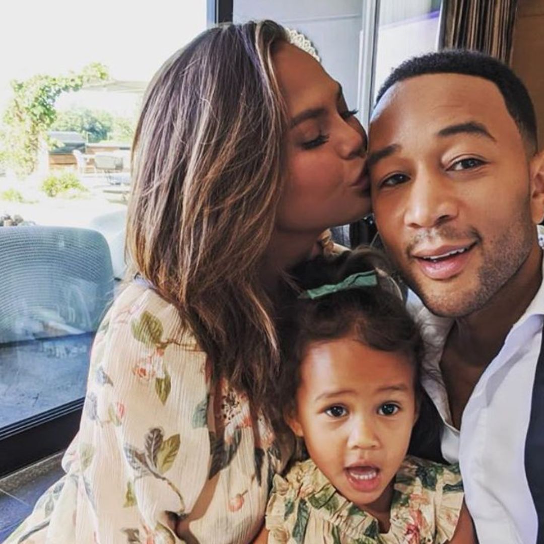 Chrissy Teigen and John Legend are playing this hilarious game with their daughter Luna while social-distancing
