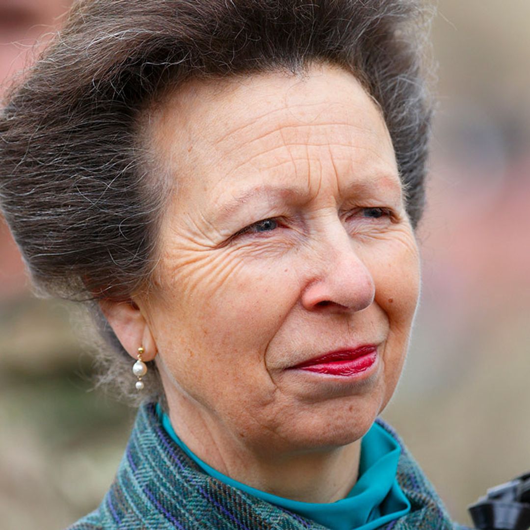 Princess Anne styles her tartan skirt with the most unexpected jacket