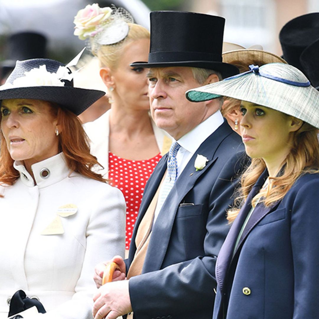 Family reunion! Prince Andrew, Sarah Ferguson and Princess Beatrice reunite at Royal Ascot
