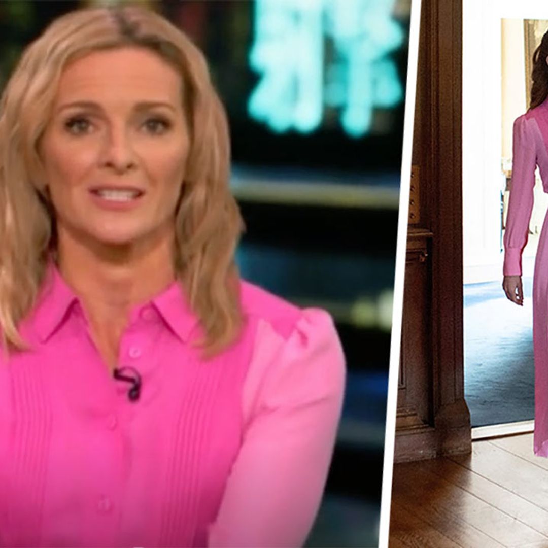 Gabby Logan takes style advice from Kate Middleton for her pink Commonwealth Games dress