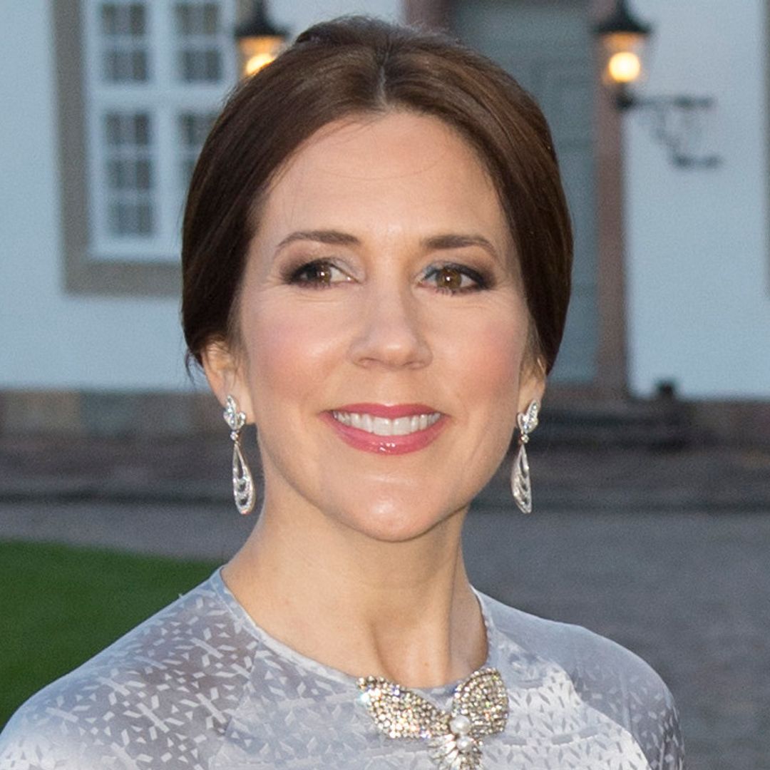 Crown Princess Mary stuns in slinky silk gown and diamonds - and wow