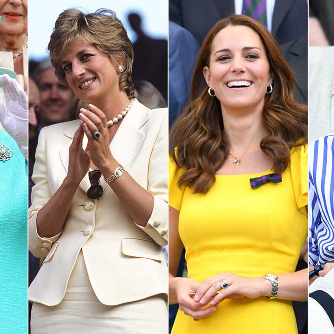 Top 10 throwback royal fashion moments at Wimbledon: Princess Diana, Kate Middleton & more