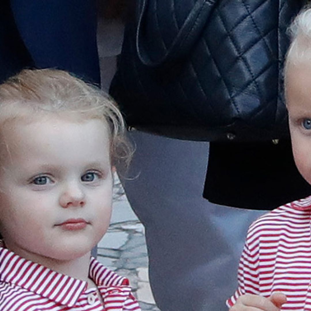 Monaco twins Prince Jacques and Princess Gabriella look all grown up in new Christmas photo