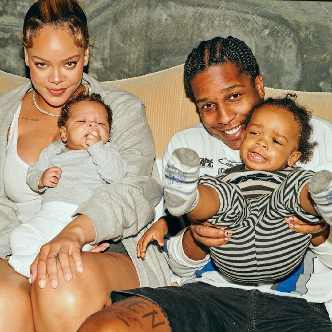 Rihanna and ASAP Rocky's babies are tiny versions of their famous dad