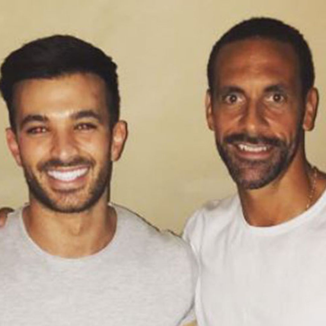 Rio Ferdinand parties with girlfriend Kate Wright's mate after introducing her to his kids