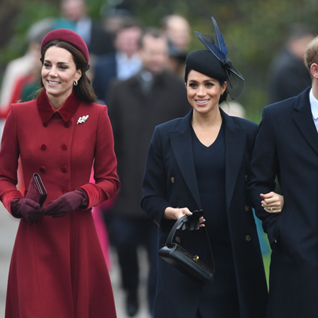Kate Middleton, Meghan Markle and royal family join the Queen at Christmas Day church service – all the photos