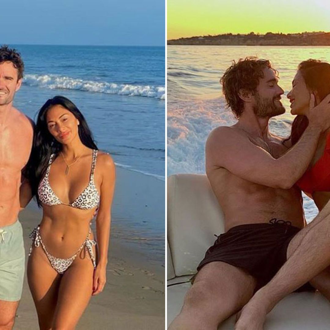 Nicole Scherzinger and Thom Evans share intimate kissing photo after marking first anniversary