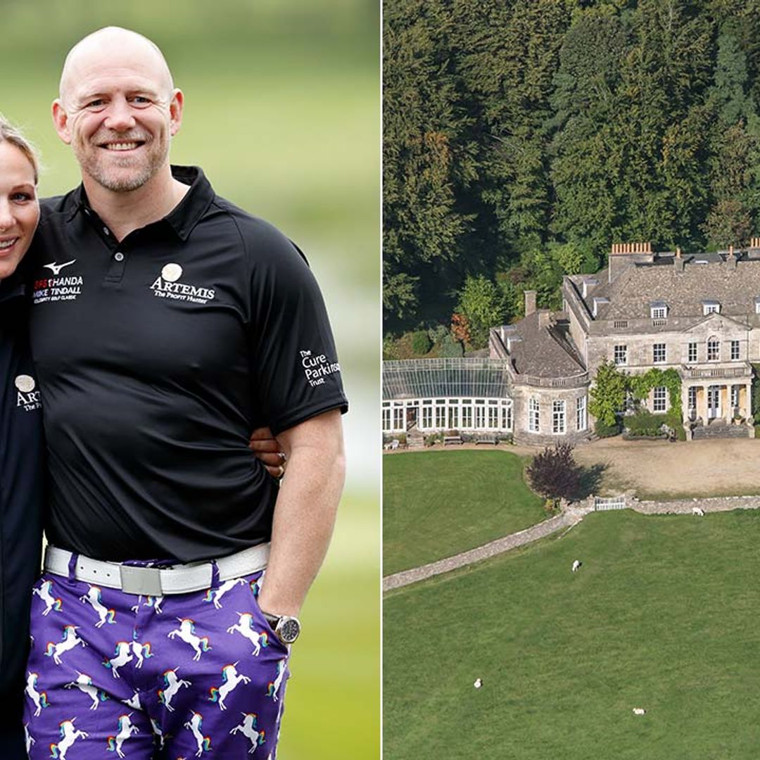 Mike and Zara Tindall reveal hilarious doorstop at private home