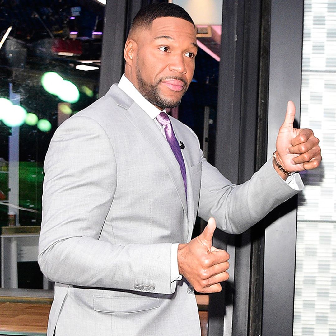 GMA's Michael Strahan confronts his old boss as they reunite on daytime show