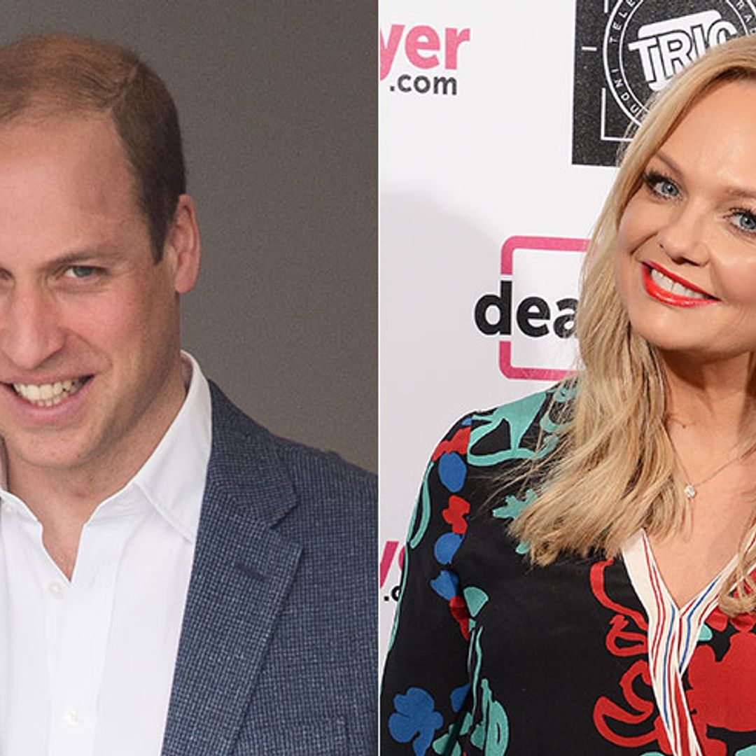 Prince William asks Emma Bunton about the Spice Girls reunion - watch funny video