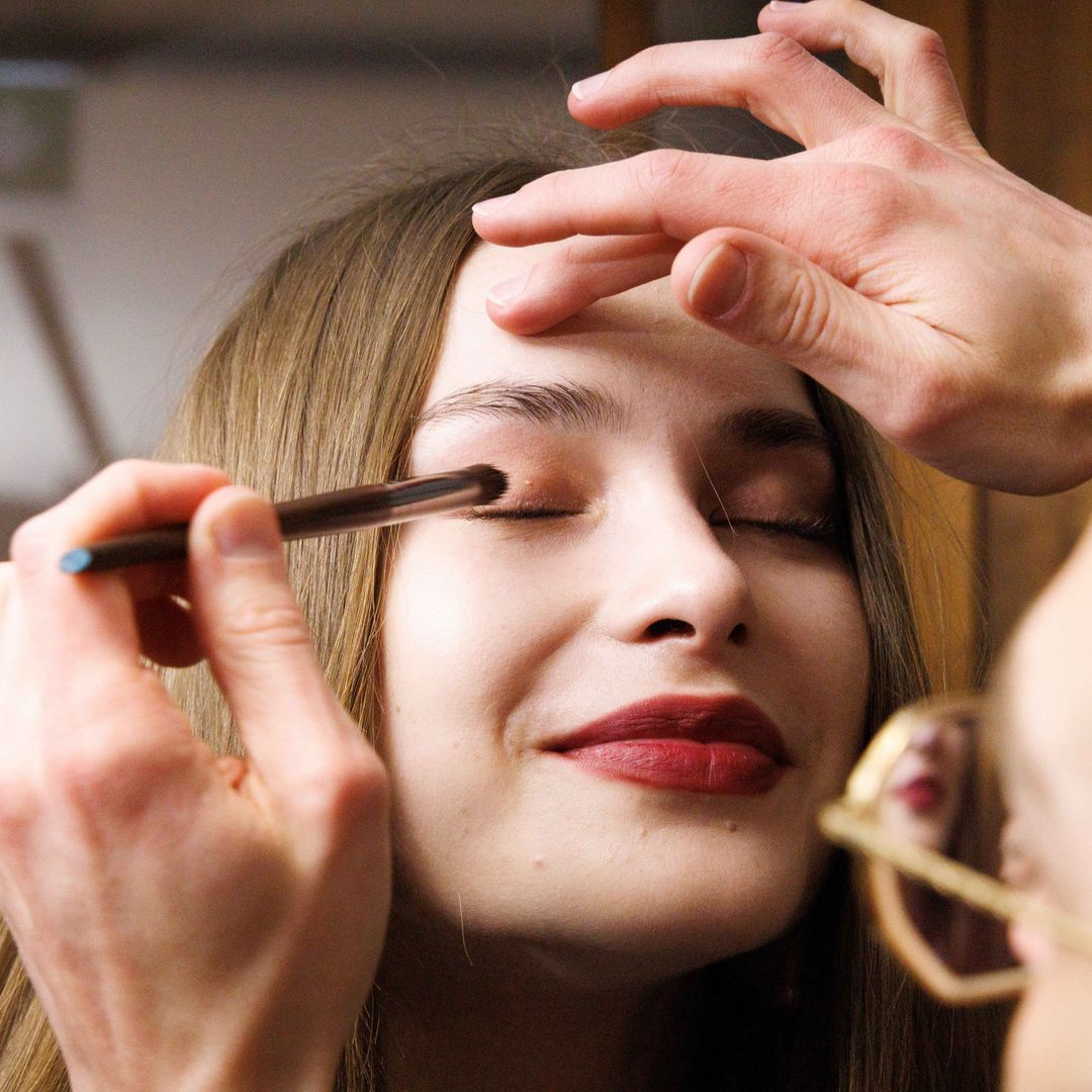 The incredible red lipstick concealer trick to neutralise dark circles